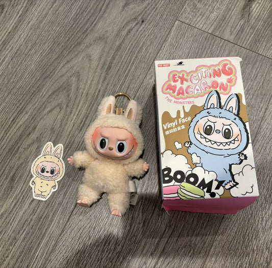 Pop Mart Labubu The Monsters Tasty Macarons Toffee Vinyl Plush Pendant