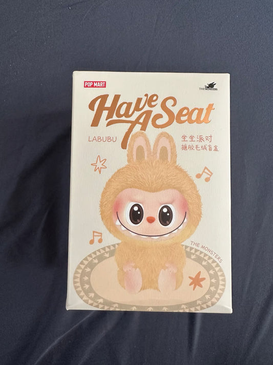 Pop Mart Labubu The Monsters Have a Seat Vinyl Plush- ZIZI